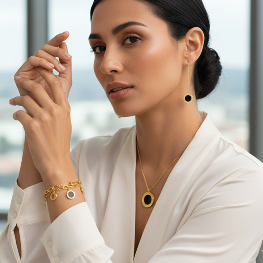 Imperia - Parures de bijoux - Or plaqué 18 carats