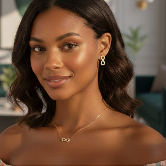Infinity – Parures de bijoux - Or Plaqué 18 carats - BEST SELLER 💖