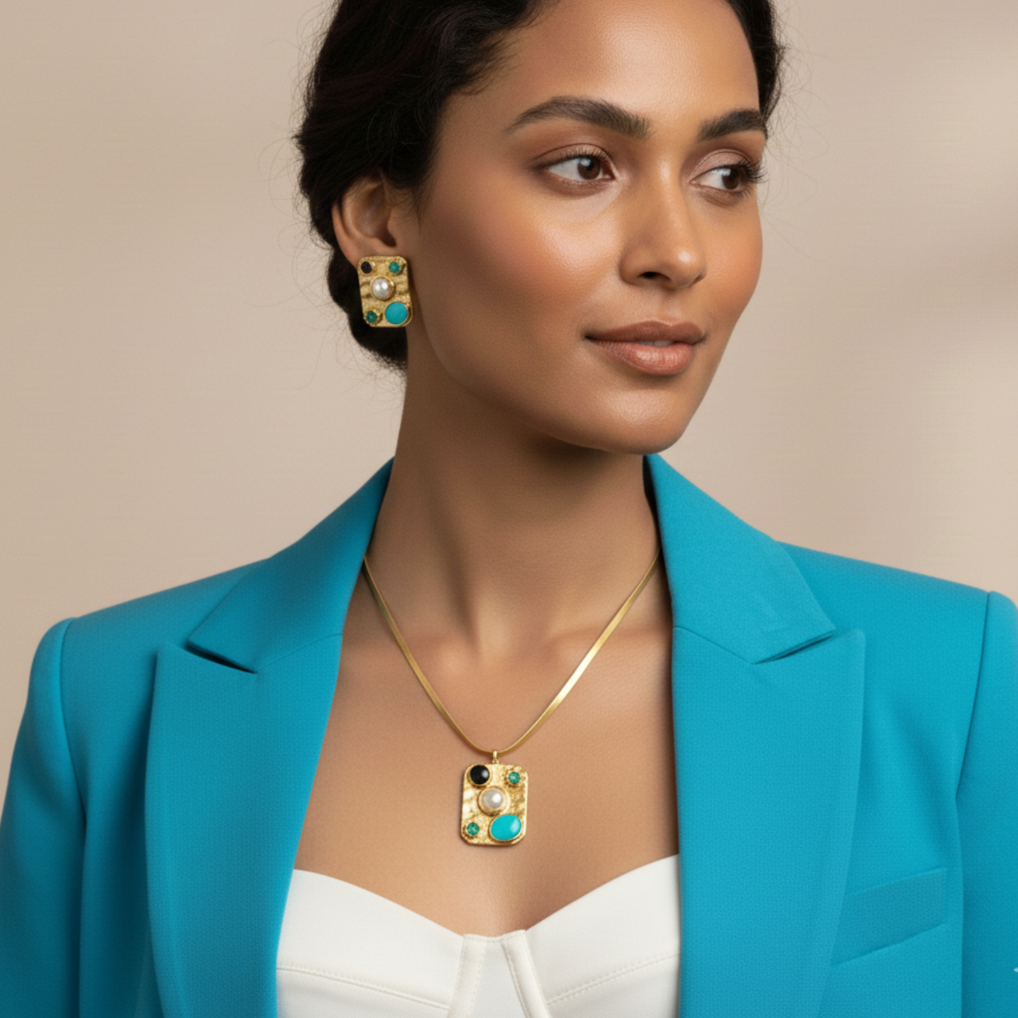 Cosmica - Parrures  de bijoux - Or Plaqué 18 carats
