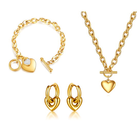 Urban Love – Parures de bijoux - Or plaqué 18 carats